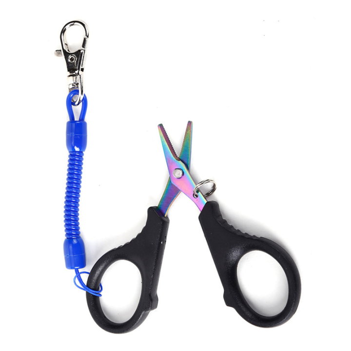 Quick Release Coiled Bungee Spring Tool Lanyard Short 15cm Expanding 1m For Fishing Scissor Safety