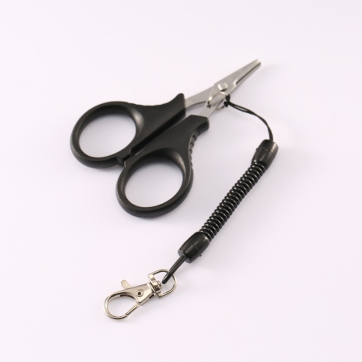 Quick Release Coiled Bungee Spring Tool Lanyard Short 15cm Expanding 1m For Fishing Scissor Safety