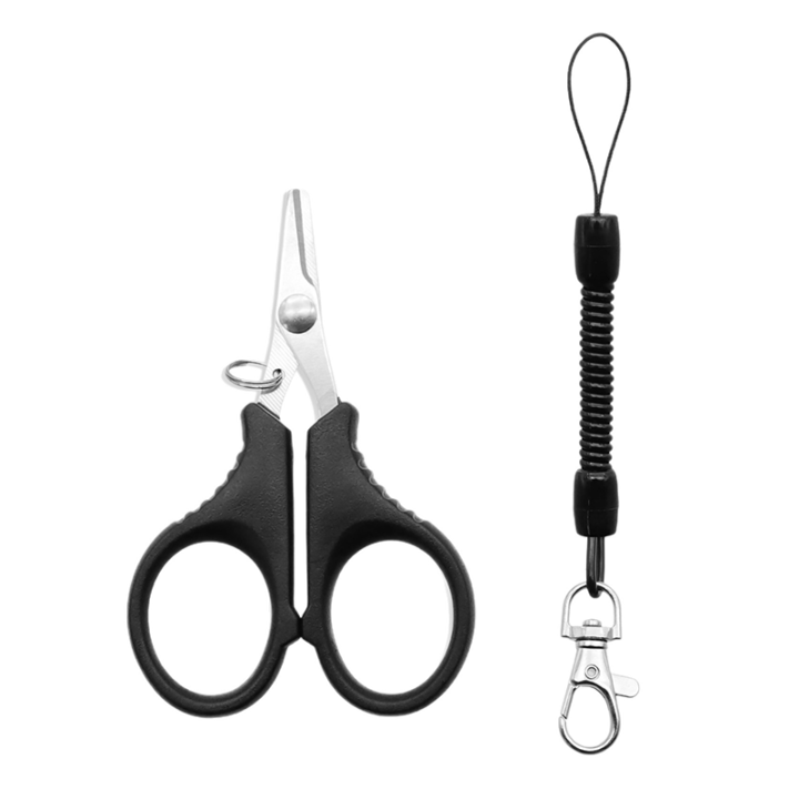 Quick Release Coiled Bungee Spring Tool Lanyard Short 15cm Expanding 1m For Fishing Scissor Safety