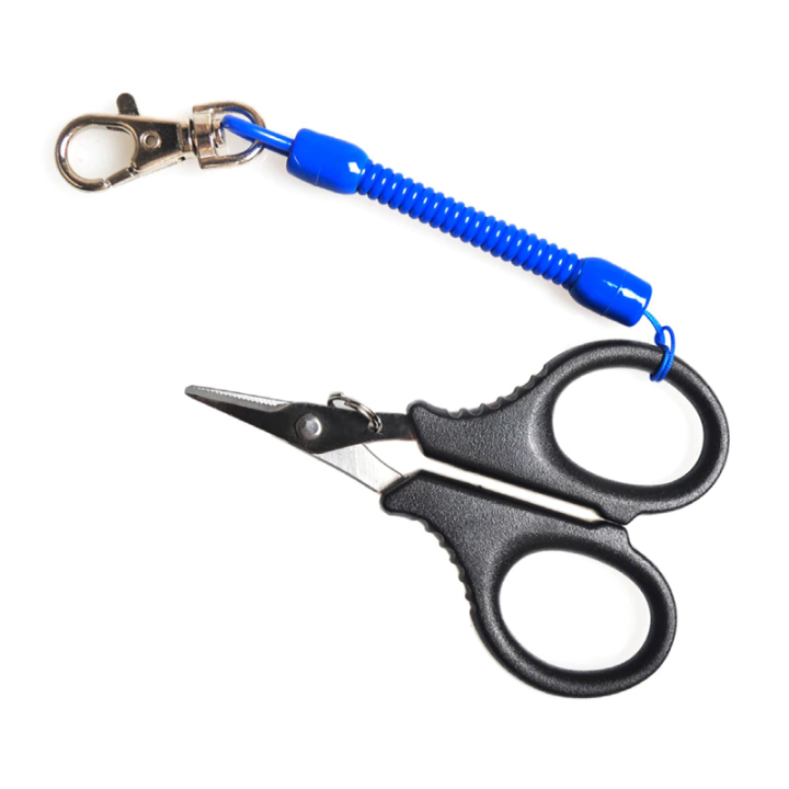 Quick Release Coiled Bungee Spring Tool Lanyard Short 15cm Expanding 1m For Fishing Scissor Safety