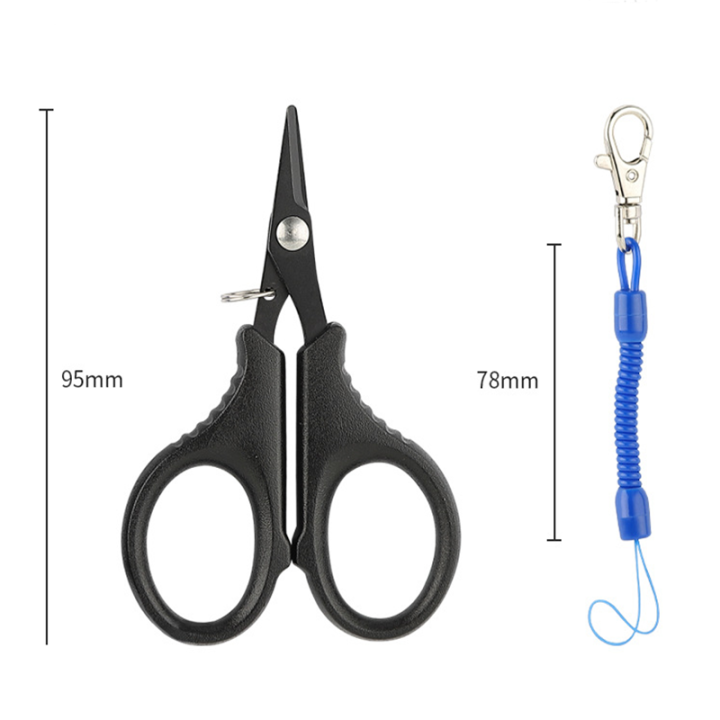 Quick Release Coiled Bungee Spring Tool Lanyard Short 15cm Expanding 1m For Fishing Scissor Safety