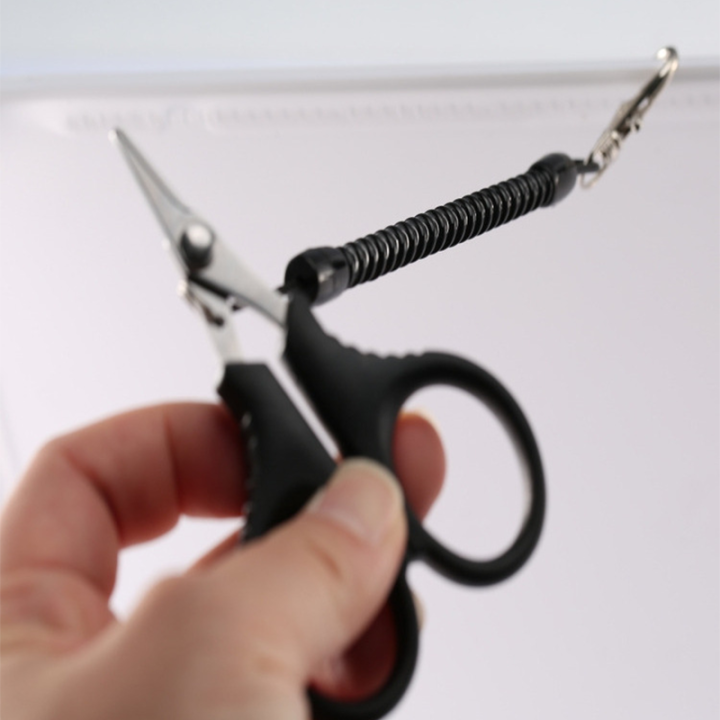 Quick Release Coiled Bungee Spring Tool Lanyard Short 15cm Expanding 1m For Fishing Scissor Safety