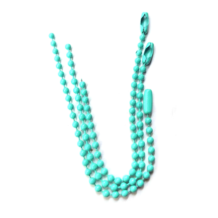 Universal Powder Coated Anti-Rust Nickel-Free Metal Ball Chain For Keychains Jewelry Making Necklaces