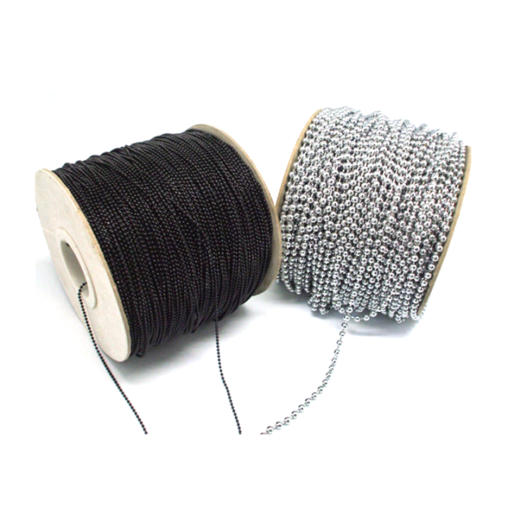 Custom Color & Length Multifunctional Bead Chain Lanyards By Spool With Connector For DIY Pendant Jewelry Handbag
