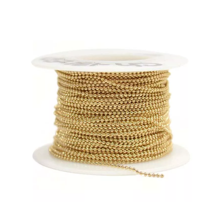 Custom Color & Length Multifunctional Bead Chain Lanyards By Spool With Connector For DIY Pendant Jewelry Handbag