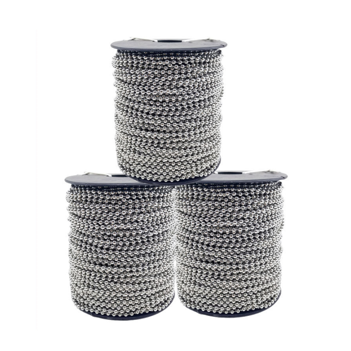 Custom Color & Length Multifunctional Bead Chain Lanyards By Spool With Connector For DIY Pendant Jewelry Handbag
