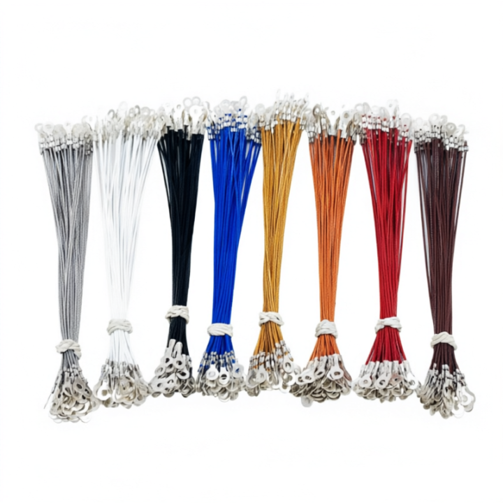 Durable Holding 50KG Steel Wire Rope Tether With Double Stainless Steel Eyelet Terminals 