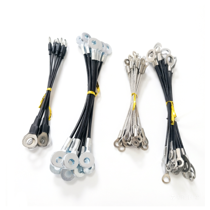 Durable Holding 50KG Steel Wire Rope Tether With Double Stainless Steel Eyelet Terminals 