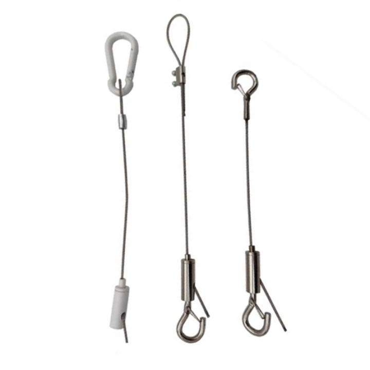 China OEM Hanging Display Steel Wire Rope Slings Fall Protection Security Cable Assemblies
