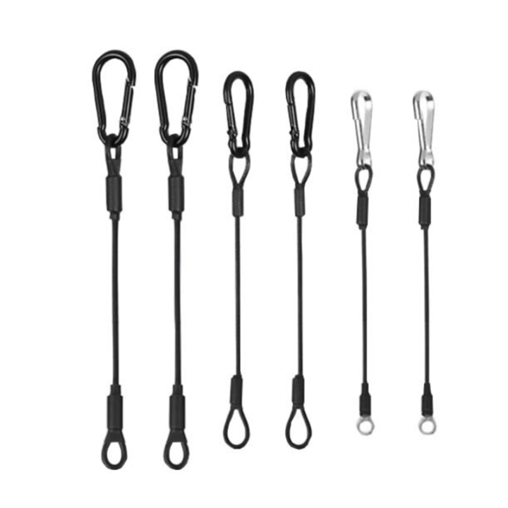 High Tensity Carabiner To Carabiner Custom Length Wire Cables For Hanging And Displaying System