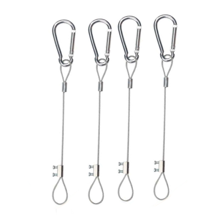 High Tensile OEM Custom Length And Clear Nylon Coated Steel Wire Rope With Adjustable Locks 