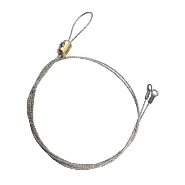 High Tensile OEM Custom Length And Clear Nylon Coated Steel Wire Rope With Adjustable Locks 