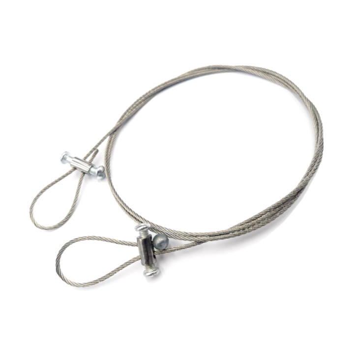High Tensile OEM Custom Length And Clear Nylon Coated Steel Wire Rope With Adjustable Locks 