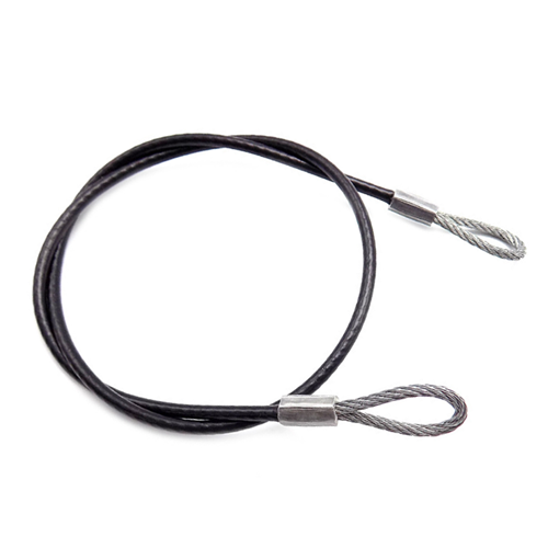Custom Cut Length And PVC/Nylon Coated Bright 7x19 304 Stainless Steel Wire Ropes With Fittings