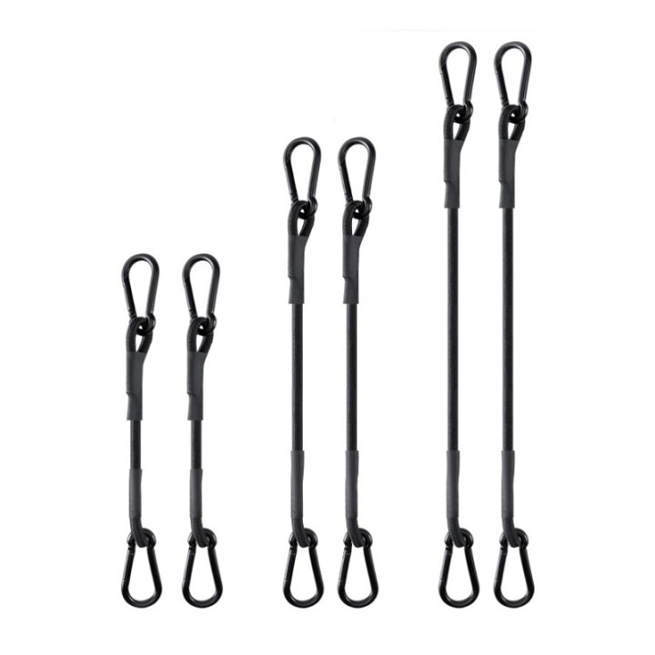 High Tensity Carabiner To Carabiner Custom Length Wire Cables For Hanging And Displaying System