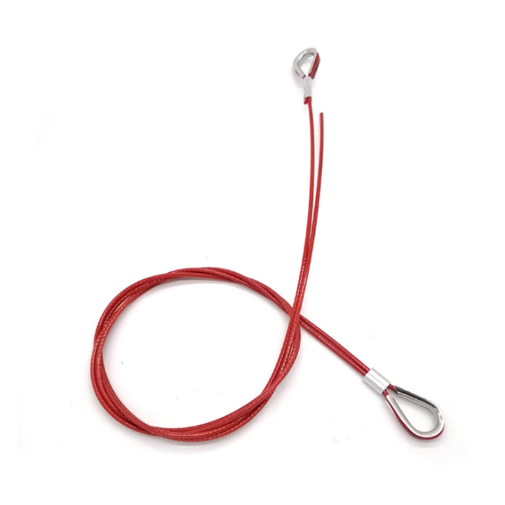 Custom Cut Length And PVC/Nylon Coated Bright 7x19 304 Stainless Steel Wire Ropes With Fittings