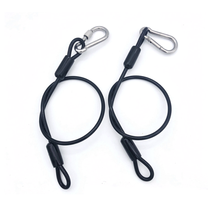 Custom Cut Length And PVC/Nylon Coated Bright 7x19 304 Stainless Steel Wire Ropes With Fittings