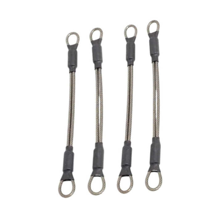 Multi-purpose Anti-theft Steel Wire Protective Customized Cable Size With Double Cord Loops