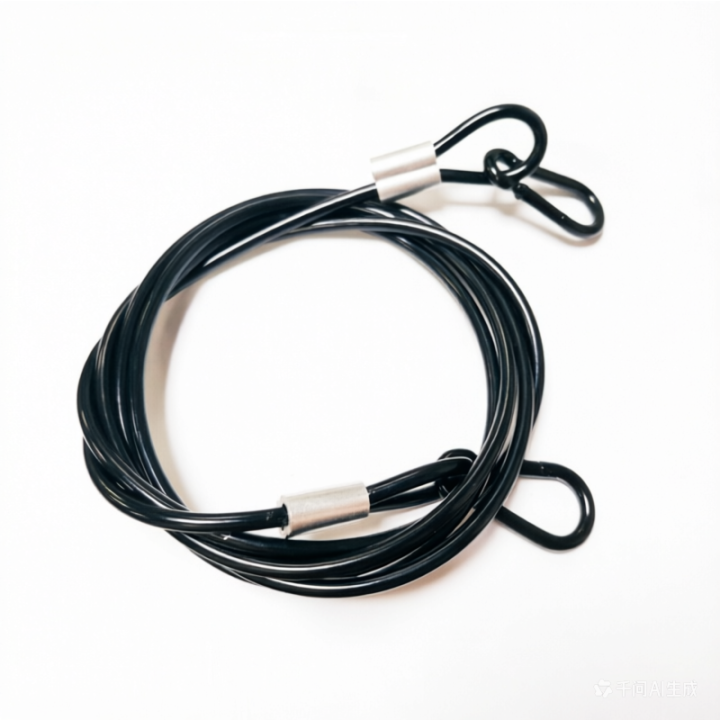Customized Heavy Duty Uncoated Steel Cables Hanging Safety Wire Rope Assembly With Different End Fittings