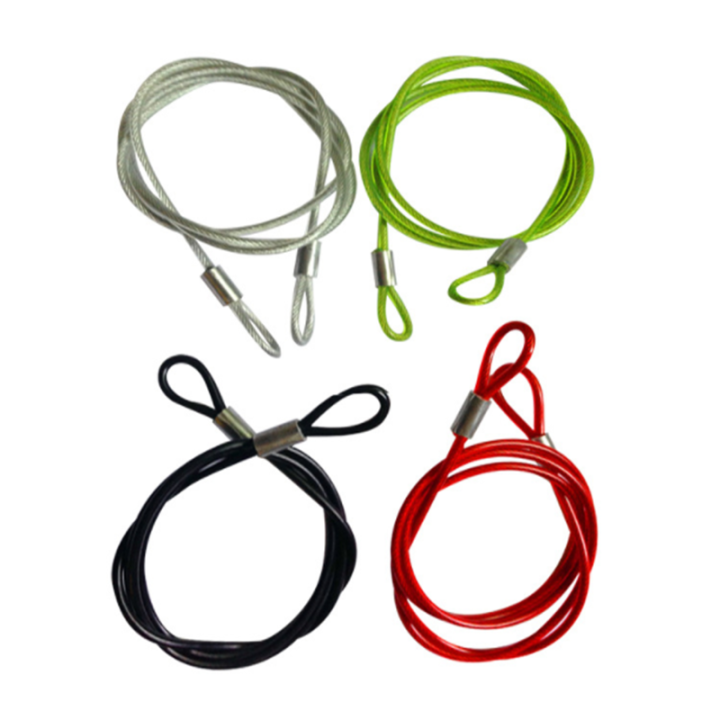 Custom Cut Length And PVC/Nylon Coated Bright 7x19 304 Stainless Steel Wire Ropes With Fittings