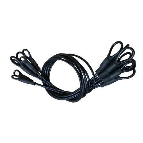 Custom Cut Length And PVC/Nylon Coated Bright 7x19 304 Stainless Steel Wire Ropes With Fittings