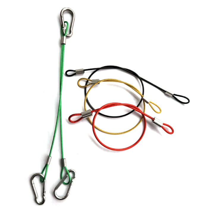 Custom Cut Length And PVC/Nylon Coated Bright 7x19 304 Stainless Steel Wire Ropes With Fittings