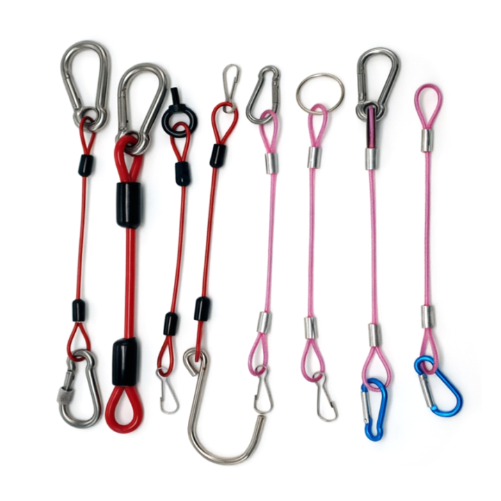 Colored Plastic Coated Steel Reinforced Loop End Wire Ropes Custom Steel Cable For Marine, Construction, Lifting