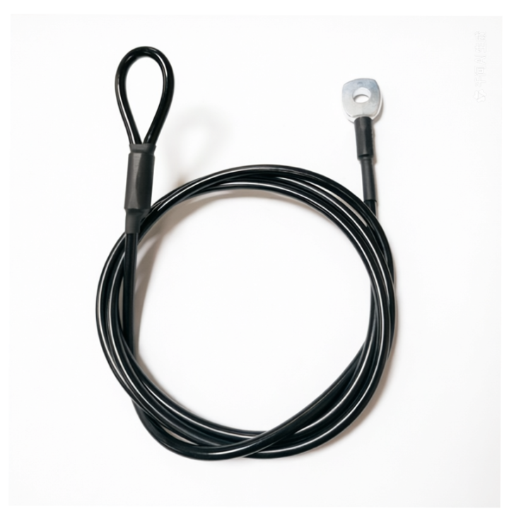 Customized Heavy Duty Uncoated Steel Cables Hanging Safety Wire Rope Assembly With Different End Fittings