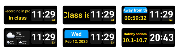 Electronic Clock LC-04 