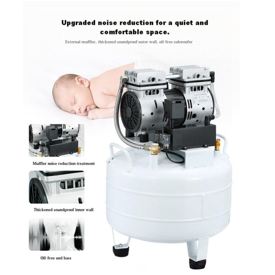 Low Noise Dental Compressors Reduce Patient Anxiety