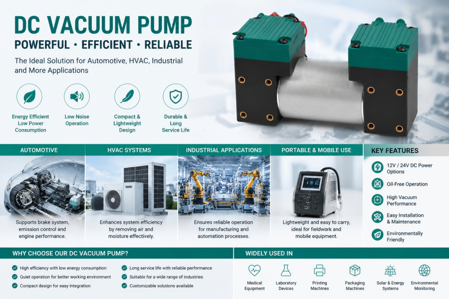 Discover the Benefits of a DC Vacuum Pump for Your Business