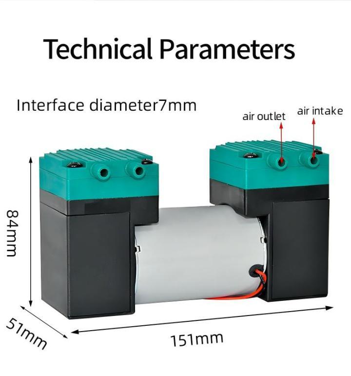 Factory Direct YC-M3-12V/24V/110V/220V Micro Air Pump DC Diaphragm Vacuum Pump for Medical Use Factory Direct YC-M3-12V/24V/110V/220V Micro Air Pump DC Diaphragm Vacuum Pump for Medical Use Micro Air Pump