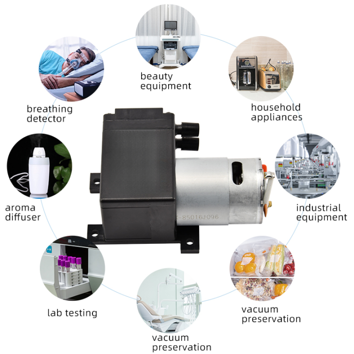 YC-P3 12V/24V 12W 12L/min Low Pressure Micro Air Pump DC Vacuum Pump Head for HVAC Liquid Systems Industry YC-P3 12V/24V 12W 12L/min Low Pressure Micro Air Pump DC Vacuum Pump Head for HVAC Liquid Systems Industry Micro Air Pump