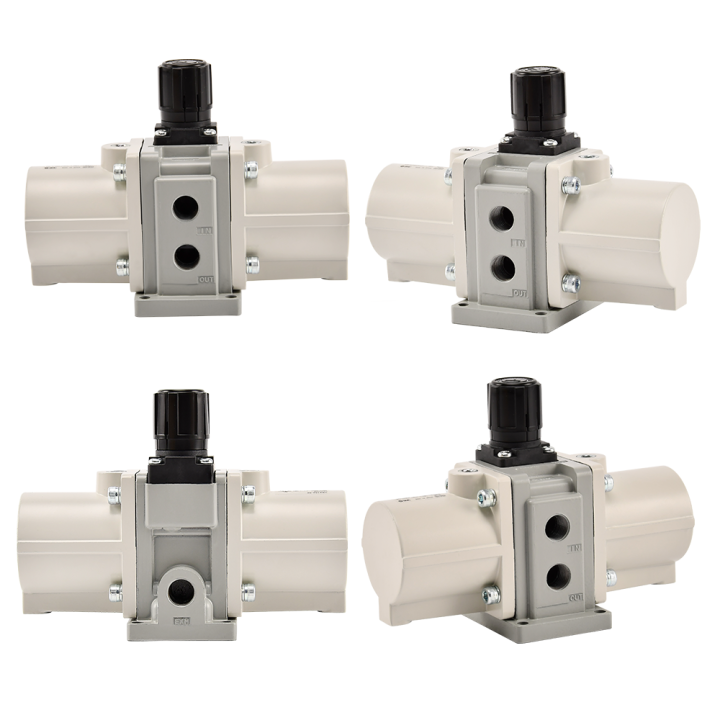 Factory Direct Hot Selling VBA10A-02GN / VBA20A-03GN / VBA40A-04GN / VBA43A-04GN Booster Regulator VBA Pneumatic Components for Industry Application Factory Direct Hot Selling VBA10A-02GN Booster Regulator VBA Pneumatic Components for Industry Application Booster Regulator VBA