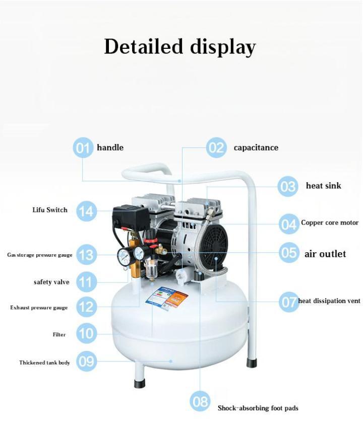 YY Series Dental Oil-free Air Compressor Ultra Clean Air Compressor | Ultra Quiet YY Series Dental Oil-free Air Compressor Ultra Clean Air Compressor | Ultra Quiet Oil-free Air Compressor