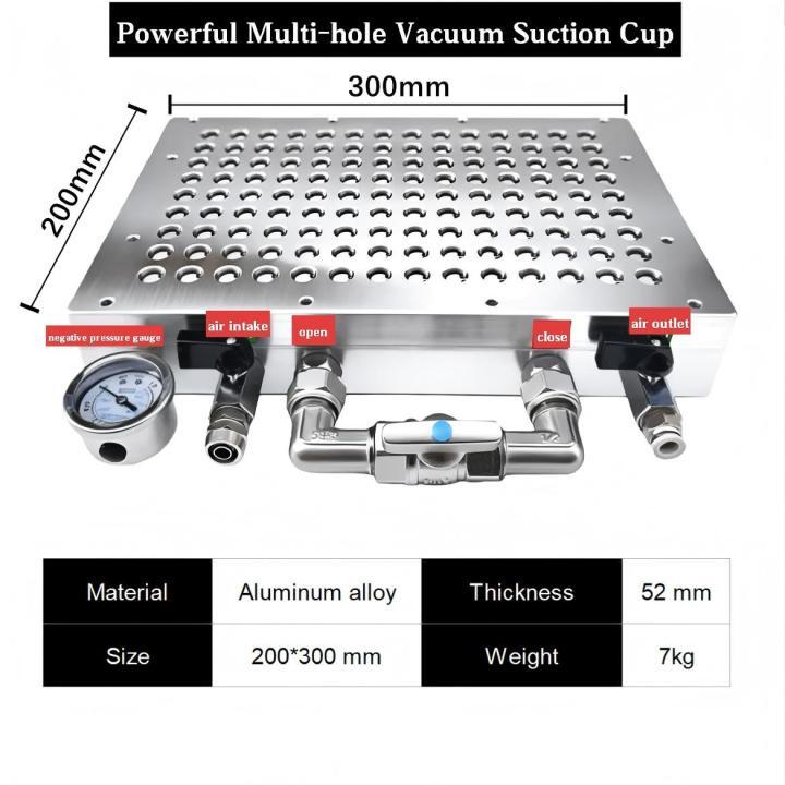 200x300mm CNC Vacuum Suction Cup | Aluminum Alloy Vacuum Chuck for Industrial Processing 200×300mm Precision Vacuum Suction Cup – Aluminum Alloy Fixture Vacuum Suction Cup