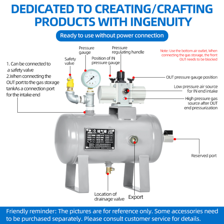 Booster Regulator VBA with Carbon Steel Tank Booster Regulator VBA Booster Regulator VBA