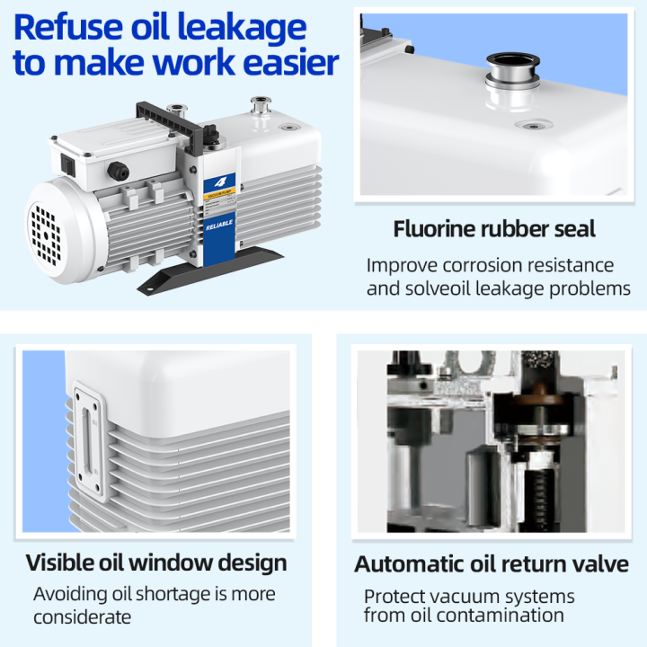 VRD-90 380V 85-102m³/h 1.5Pa Industrial Dual stage rotary vane vacuum pump VRD-90 380V 85-102m³/h 1.5Pa Industrial Dual stage rotary vane vacuum pump Rotary Vane Vacuum Pump