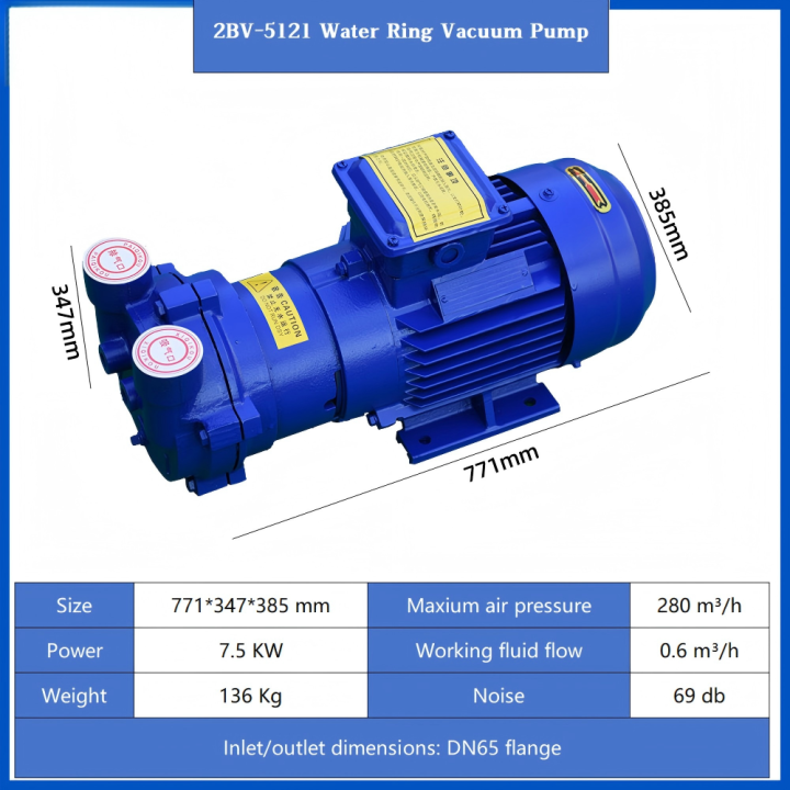 Hot Selling 2BV-5121 Water Ring Vacuum Pump for Industrial Applications Hot Selling 2BV-5121 Water Ring Pump for Industrial Applications Water Ring Vacuum Pump