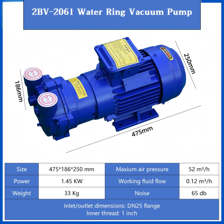 Hot Selling 2BV-2061 Water Ring Pump for Industrial Applications Hot Selling 2BV-2061 Water Ring Pump for Industrial Applications Water Ring Vacuum Pump