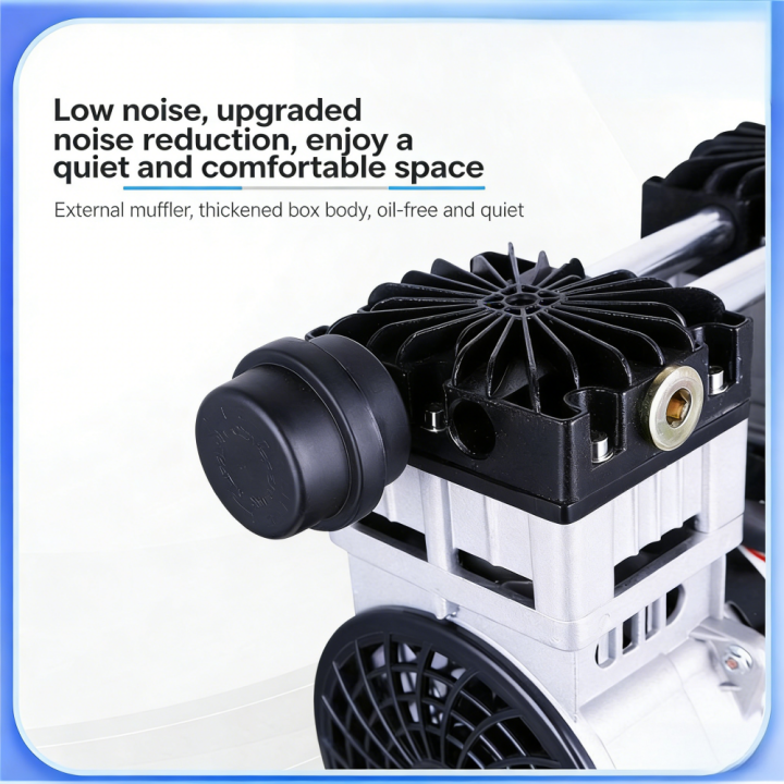 750W Oil-Free Vacuum Pump YC-200 (-93Kpa 200L/min) | Industrial Grade 750W Oil-Free Vacuum Pump YC-200 (-93Kpa 200L/min) | Industrial Grade Oil-Free Vacuum Pump