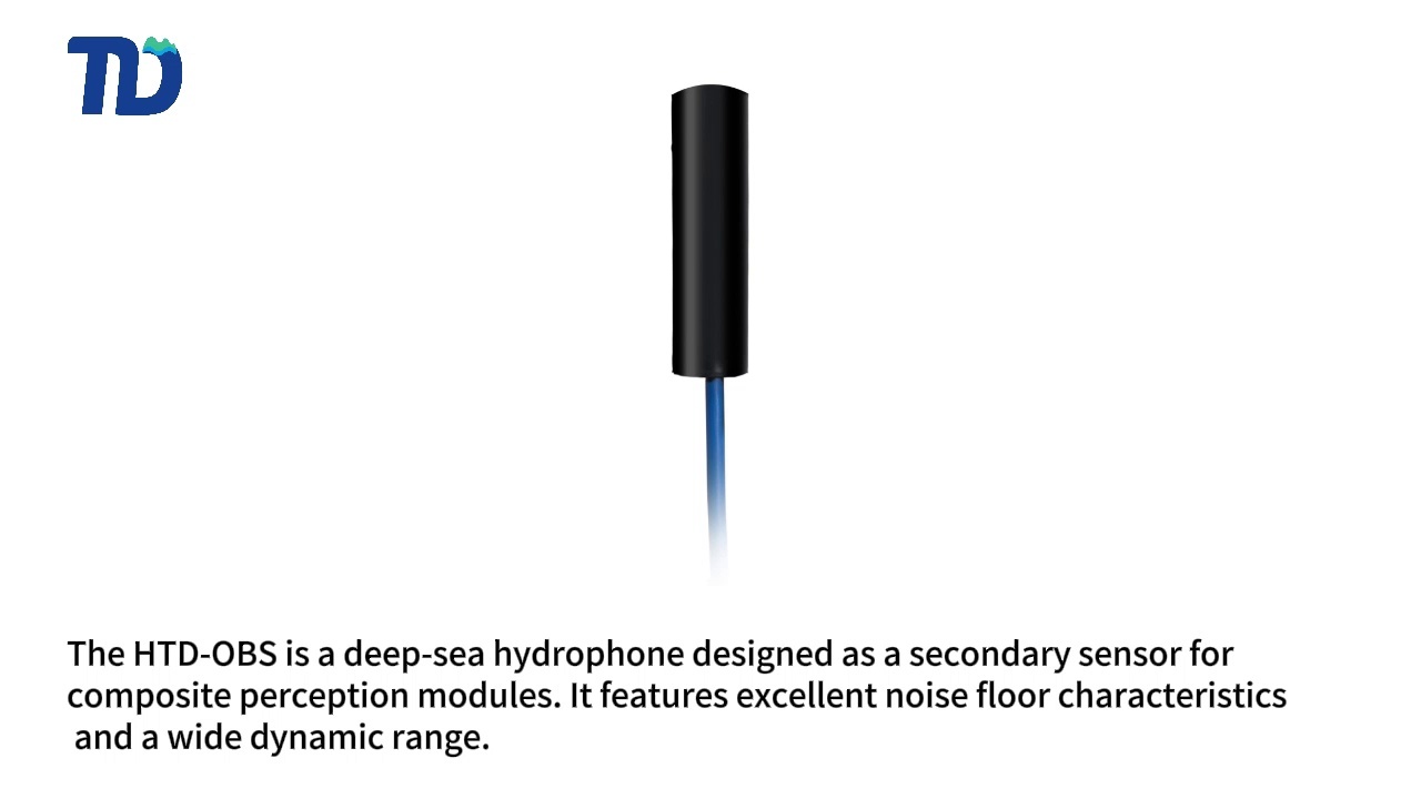TDH-OBS Hydrophone HTD-OBS Hydrophone for Accurate Underwater Audio Monitoring hydrophone, underwater sound, acoustic sensor, ocean monitoring, marine research