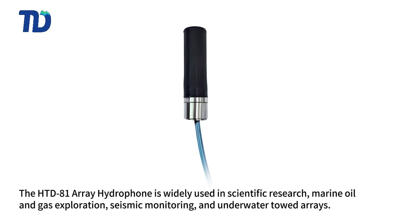 TDH-81(59kHz) Array Hydrophone HTD-81 Array Hydrophone - High Sensitivity Underwater Acoustic Sensor HTD-81, Array Hydrophone, Underwater Acoustic, High Sensitivity, Marine Research