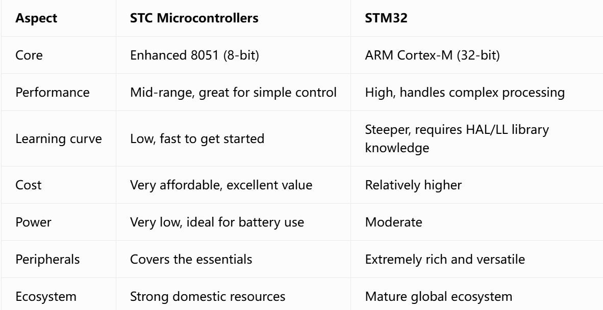 STC Microcontrollers Explained: A Complete Guide to STC Micro's Enhanced 8051 MCU Family STC microcontroller,STC MCU,8051 microcontroller,STC89C52RC,STC8,STC12,industrial MCU,embedded microchip,Qixinwei