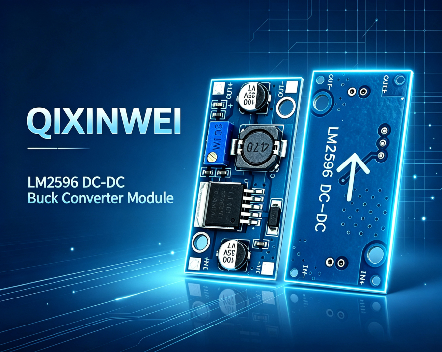 LM2596 LM2596S DC-DC Buck Converter Step Down Module——3.3V 5V 12V Adjustable Power Supply