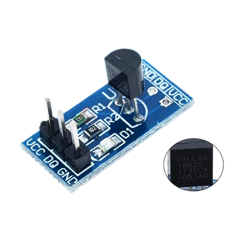 DS18B20 Temperature Sensor Module Development Board — Digital Thermometer for Arduino ESP32 STM32 DS18B20,DS18B20 Temperature Sensor Module,Arduino temperature module,DS18B20 module,temperature development board