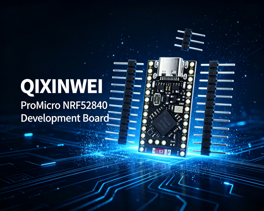 ProMicro NRF52840 Development Board — Wireless Bluetooth 5.0 ZigBee ARM Cortex-M4F Compatible with nice!nano V2.0 with Type-C Charging Management Low Power Consumption
