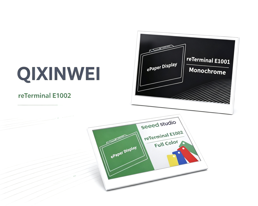 reTerminal E1002: 7.3‑Inch Full‑Color E‑Ink Display — Your No‑Code Smart Home Dashboard & AI E‑Ink Photo Album