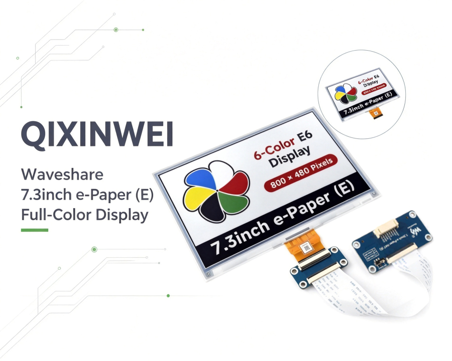 Waveshare 7.3inch e-Paper (E): The Full-Color E Ink Spectra 6 Display for Your Next Project