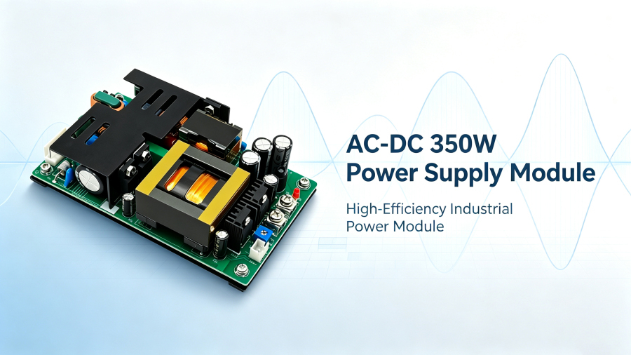 The AC-DC 350W Power Supply Module Guide: 12V/24V/48V Open-Frame Design, Wide Input, and How to Select for Industrial Applications